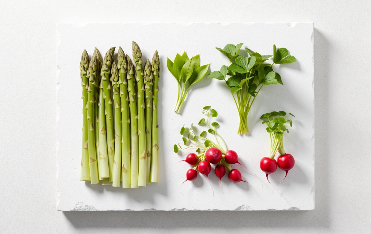 Čerstvé jarní suroviny